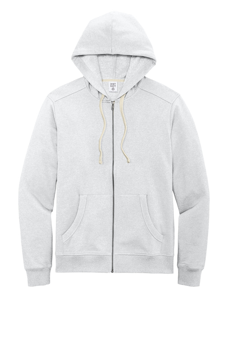 District Re-FleeceFull-Zip Hoodie - Ash