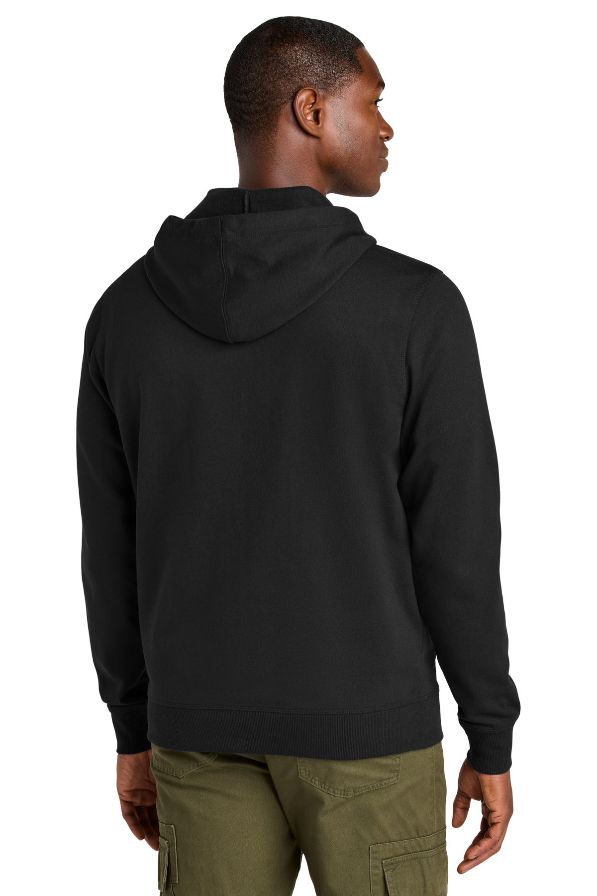 District Re-FleeceFull-Zip Hoodie - Black