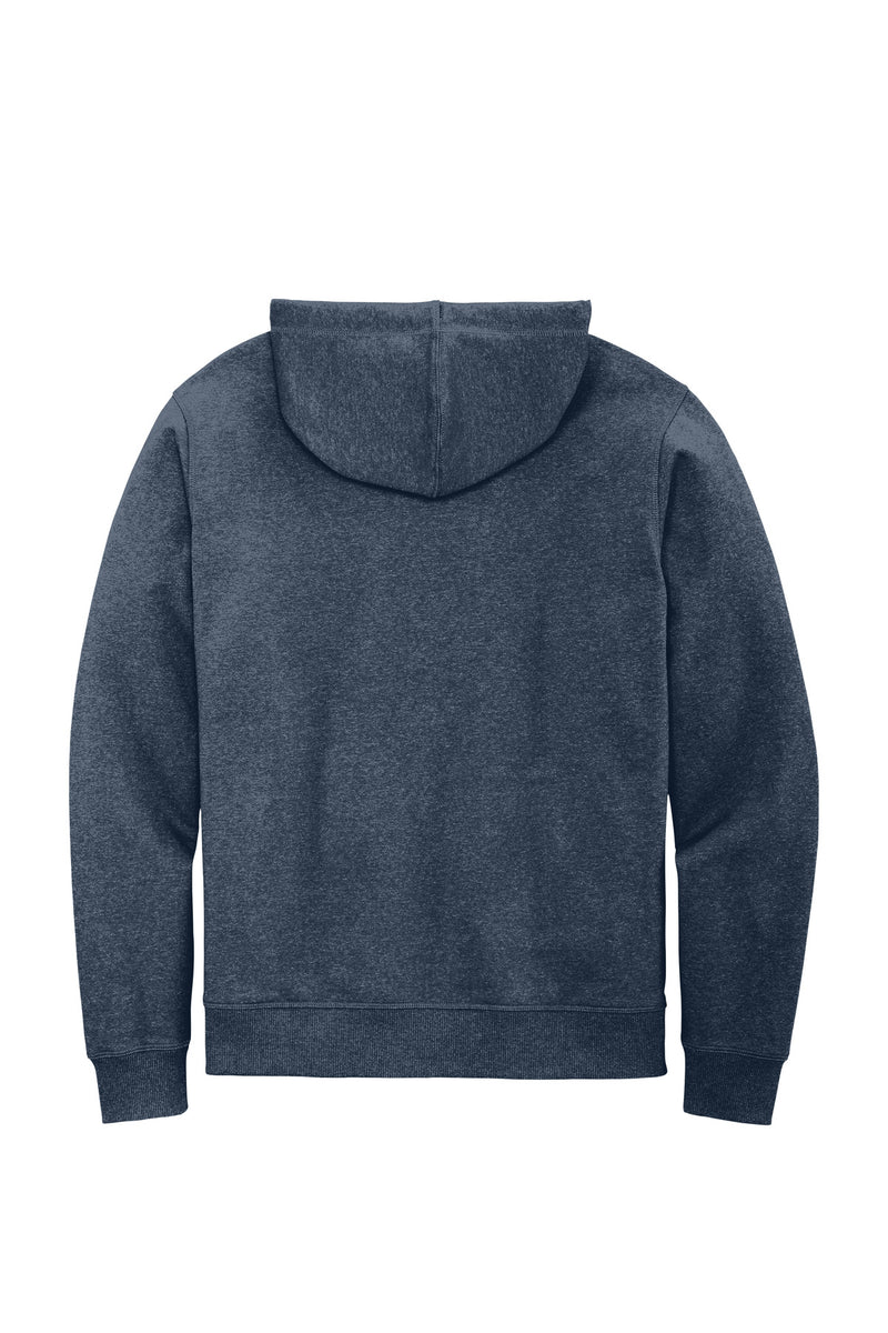 District Re-FleeceFull-Zip Hoodie - Heathered Navy