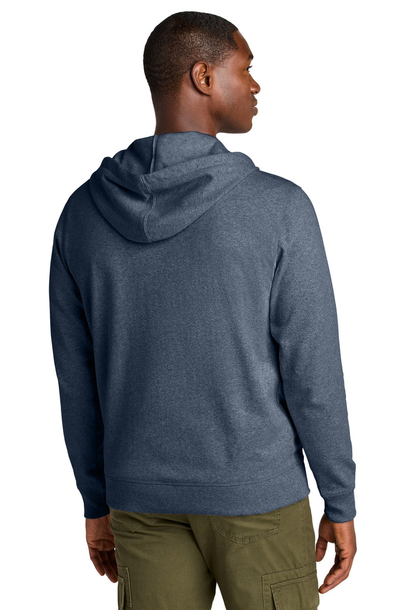 District Re-FleeceFull-Zip Hoodie - Heathered Navy