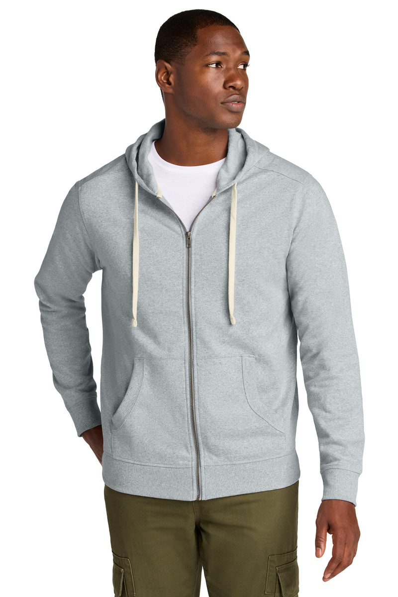 District Re-FleeceFull-Zip Hoodie - Light Heather Grey