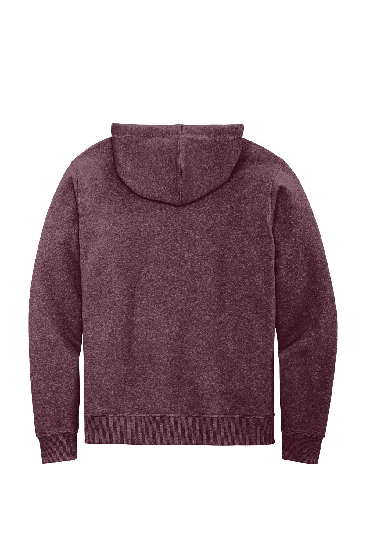 District Re-FleeceFull-Zip Hoodie - Maroon Heather