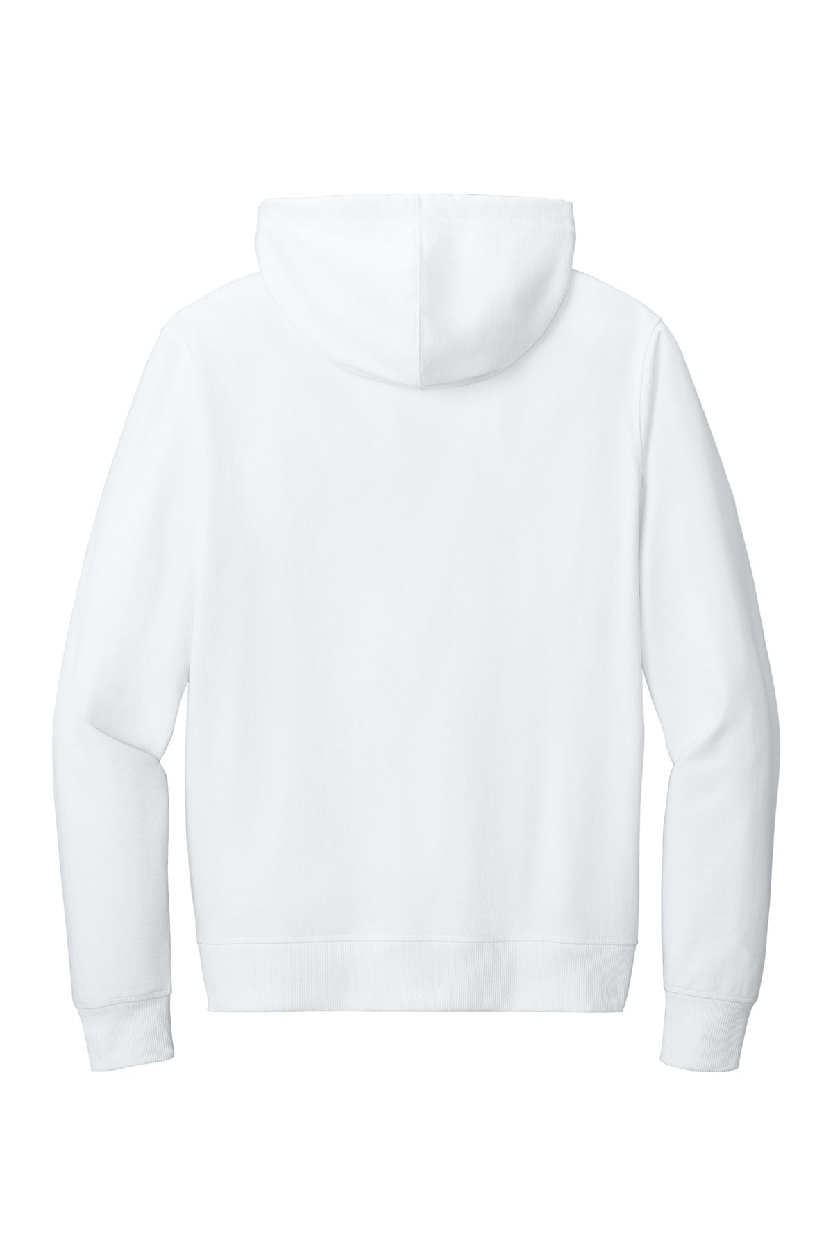 District Re-FleeceFull-Zip Hoodie - White