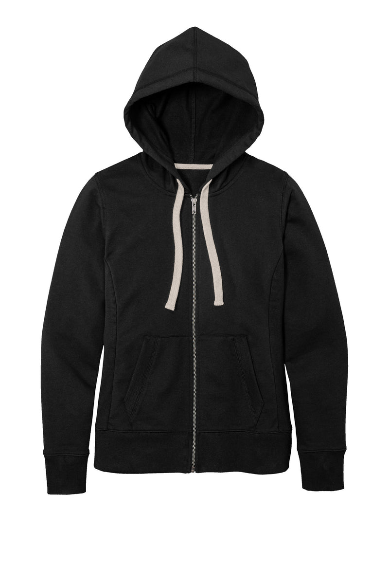 District Women's Re-FleeceFull-Zip Hoodie - Black