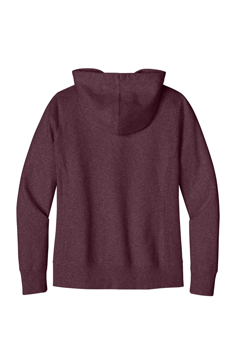 District Women's Re-FleeceFull-Zip Hoodie - Maroon Heather