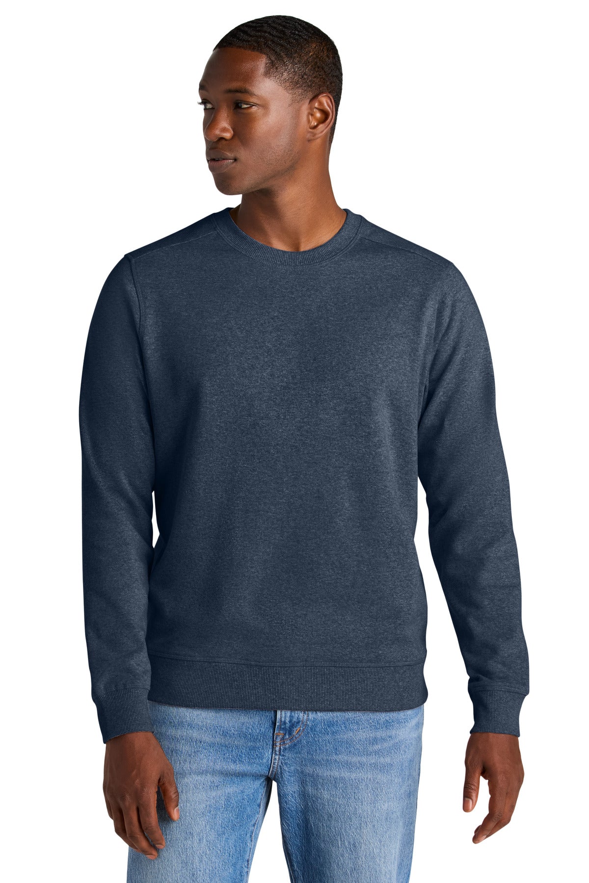 District Re-FleeceCrew - Heathered Navy