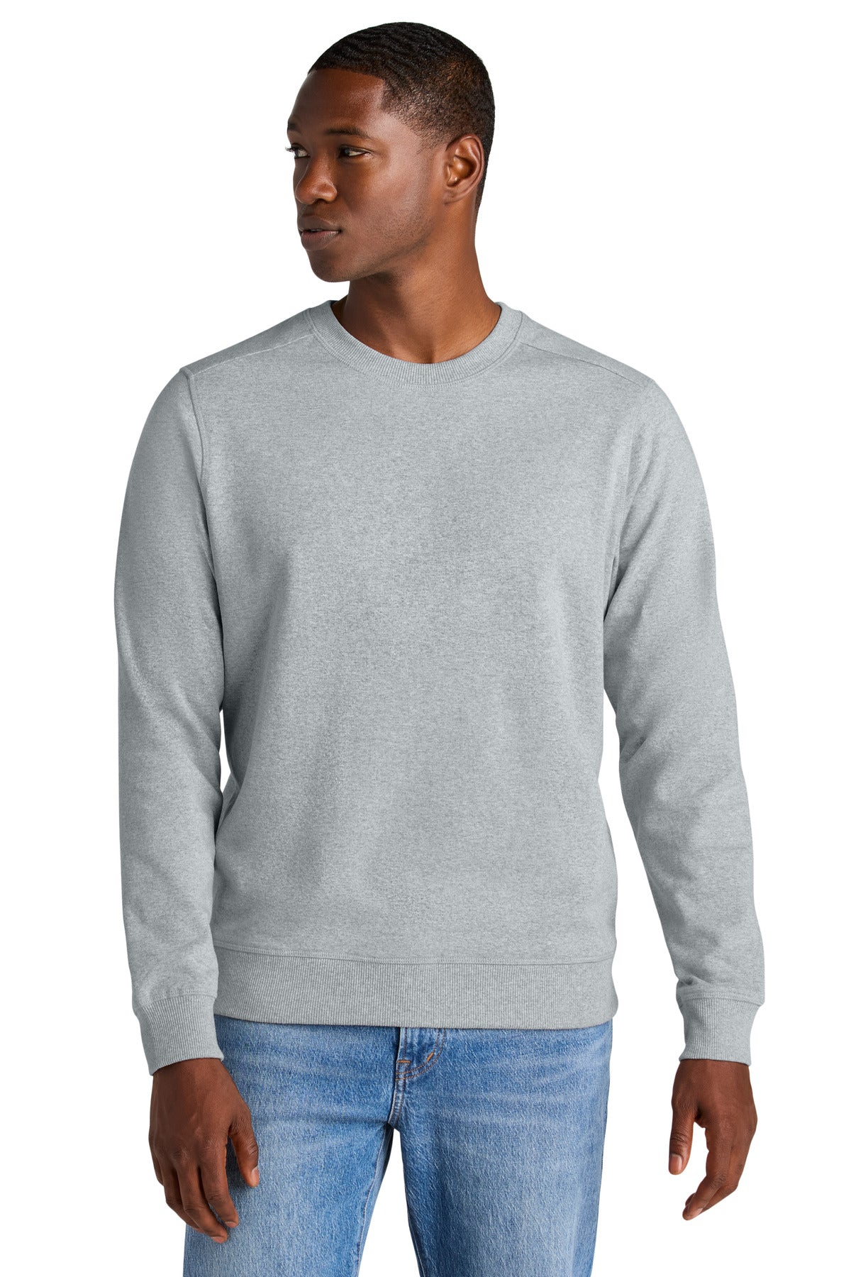 District Re-FleeceCrew - Light Heather Grey