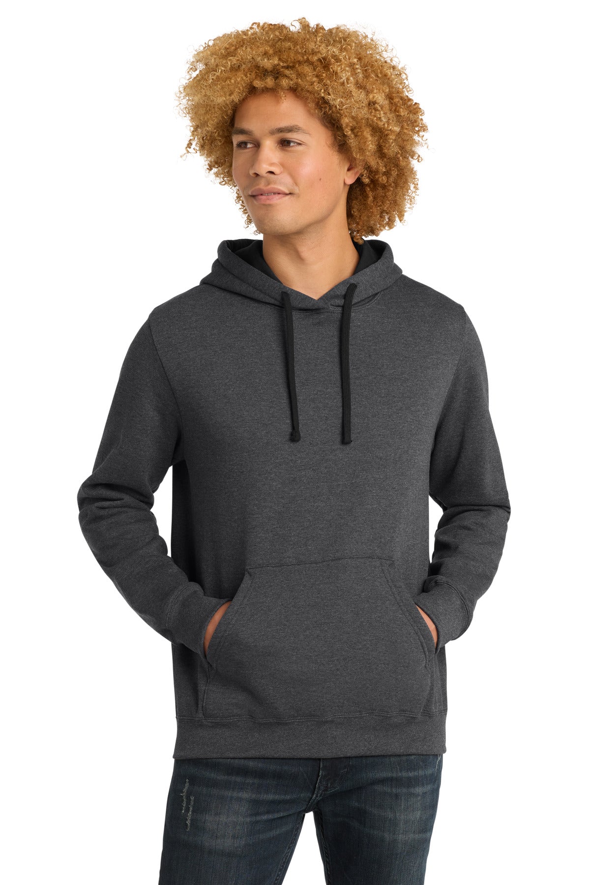 District The Concert Fleece Hoodie - Heathered Charcoal
