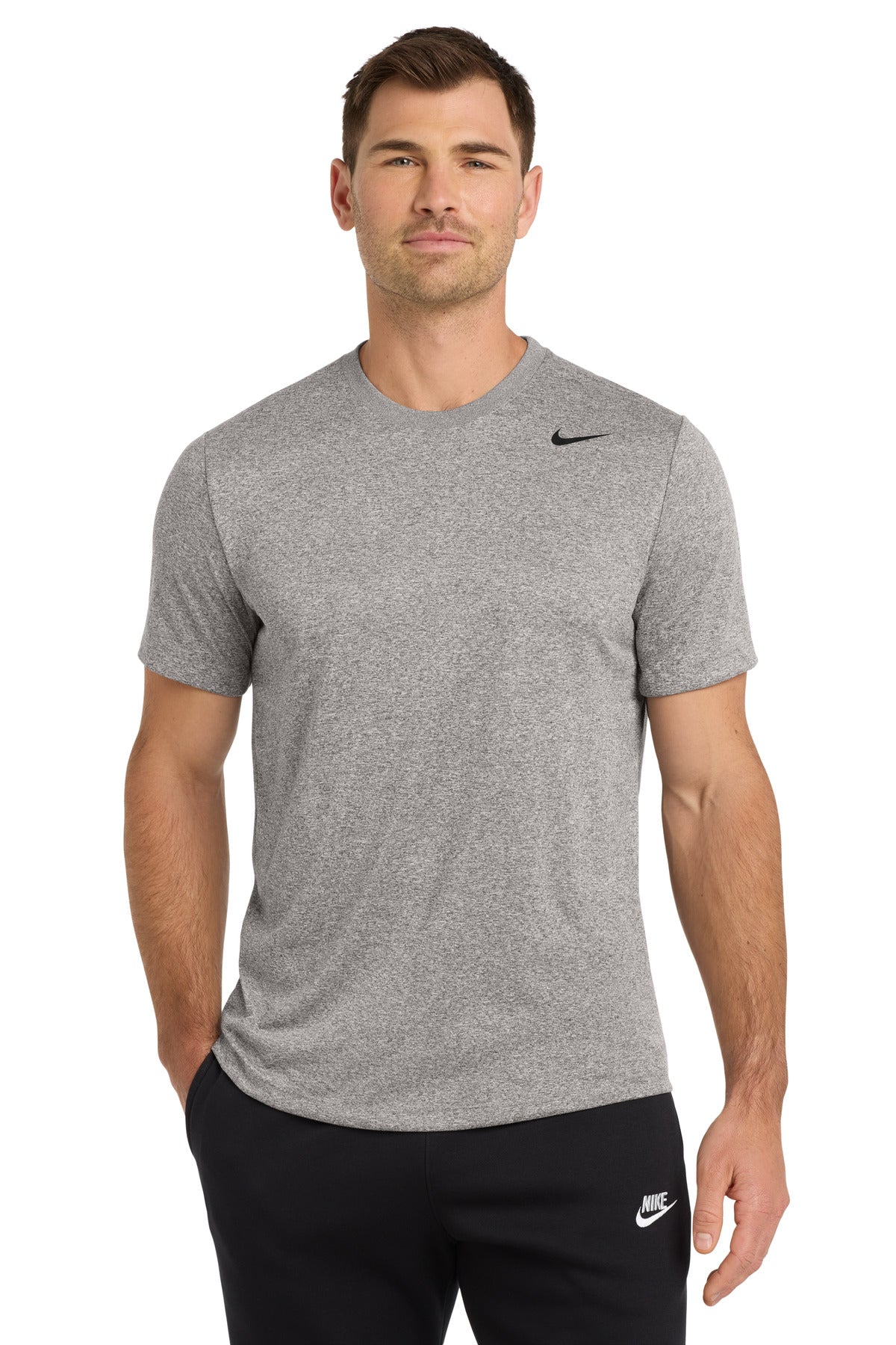 Nike Team rLegend Tee - Carbon Heather