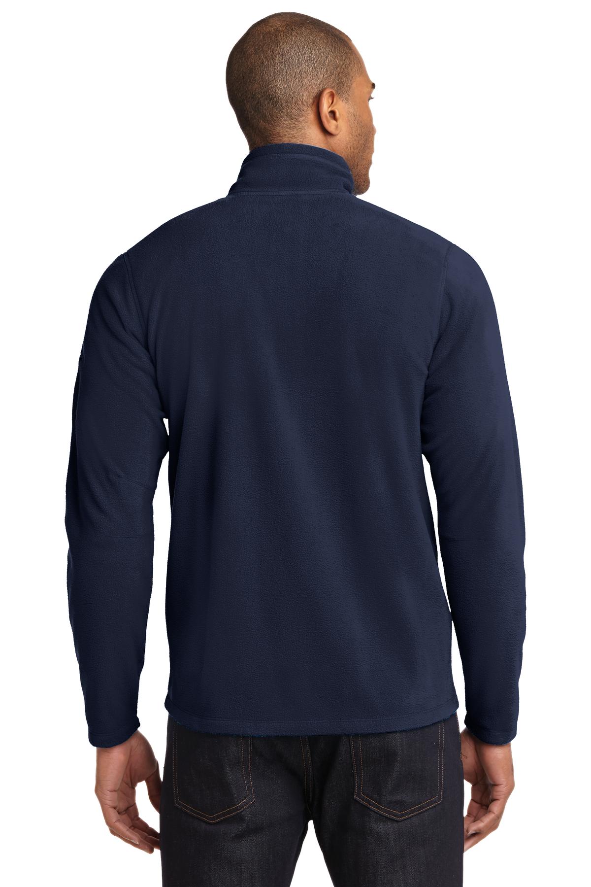 Eddie Bauer Full-Zip Microfleece Jacket - Navy