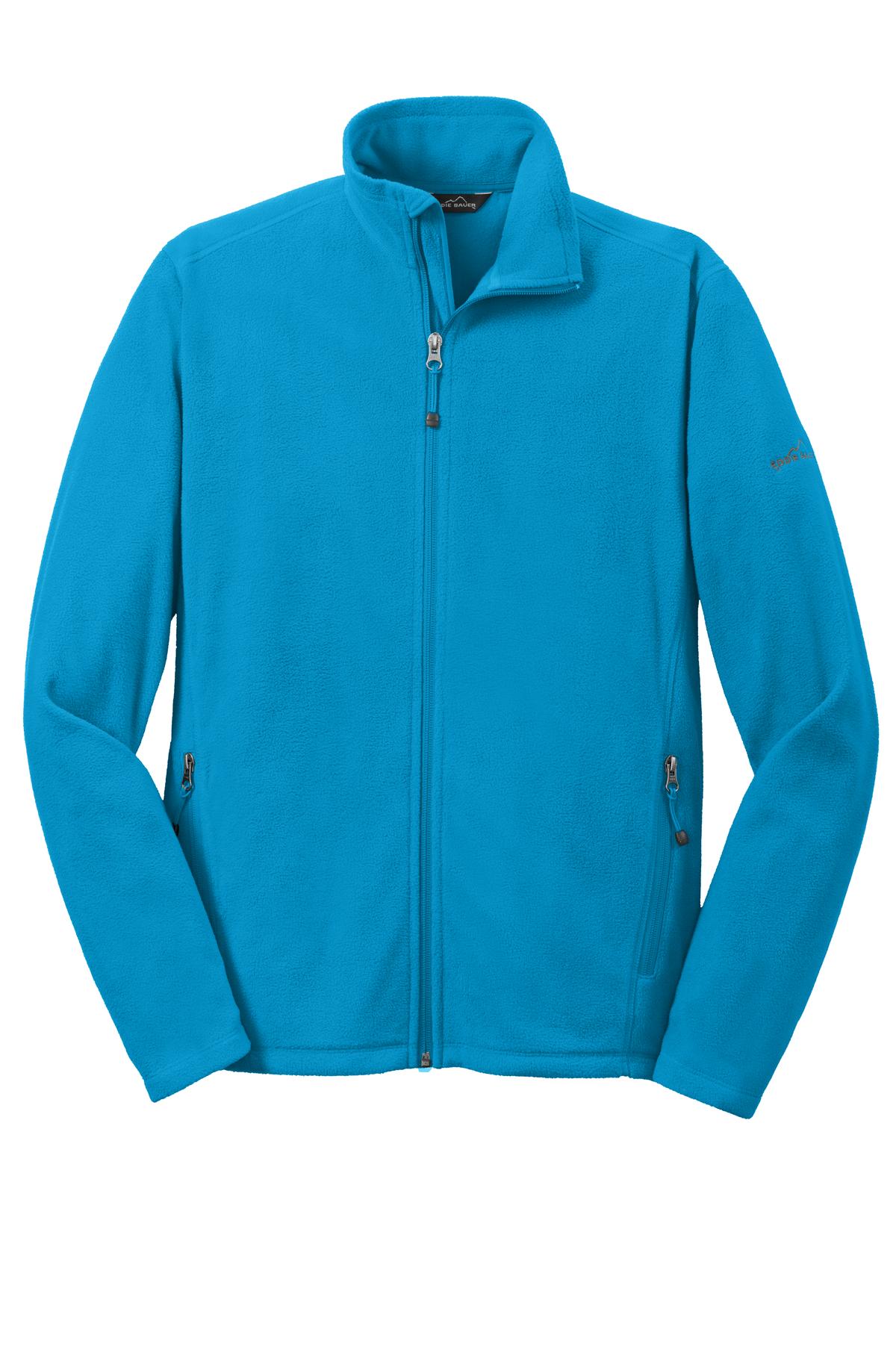 Eddie Bauer Full-Zip Microfleece Jacket - Peak Blue