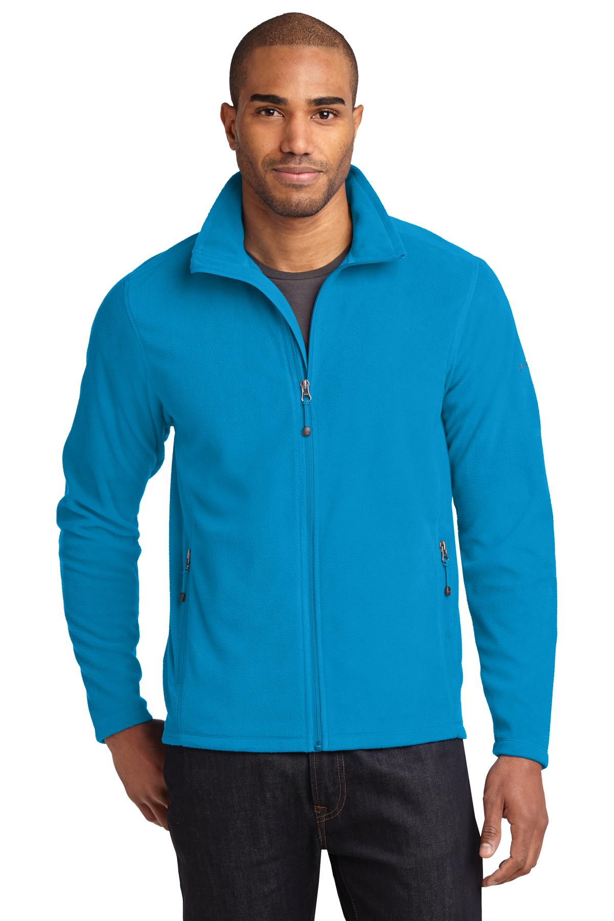 Eddie Bauer Full-Zip Microfleece Jacket - Peak Blue