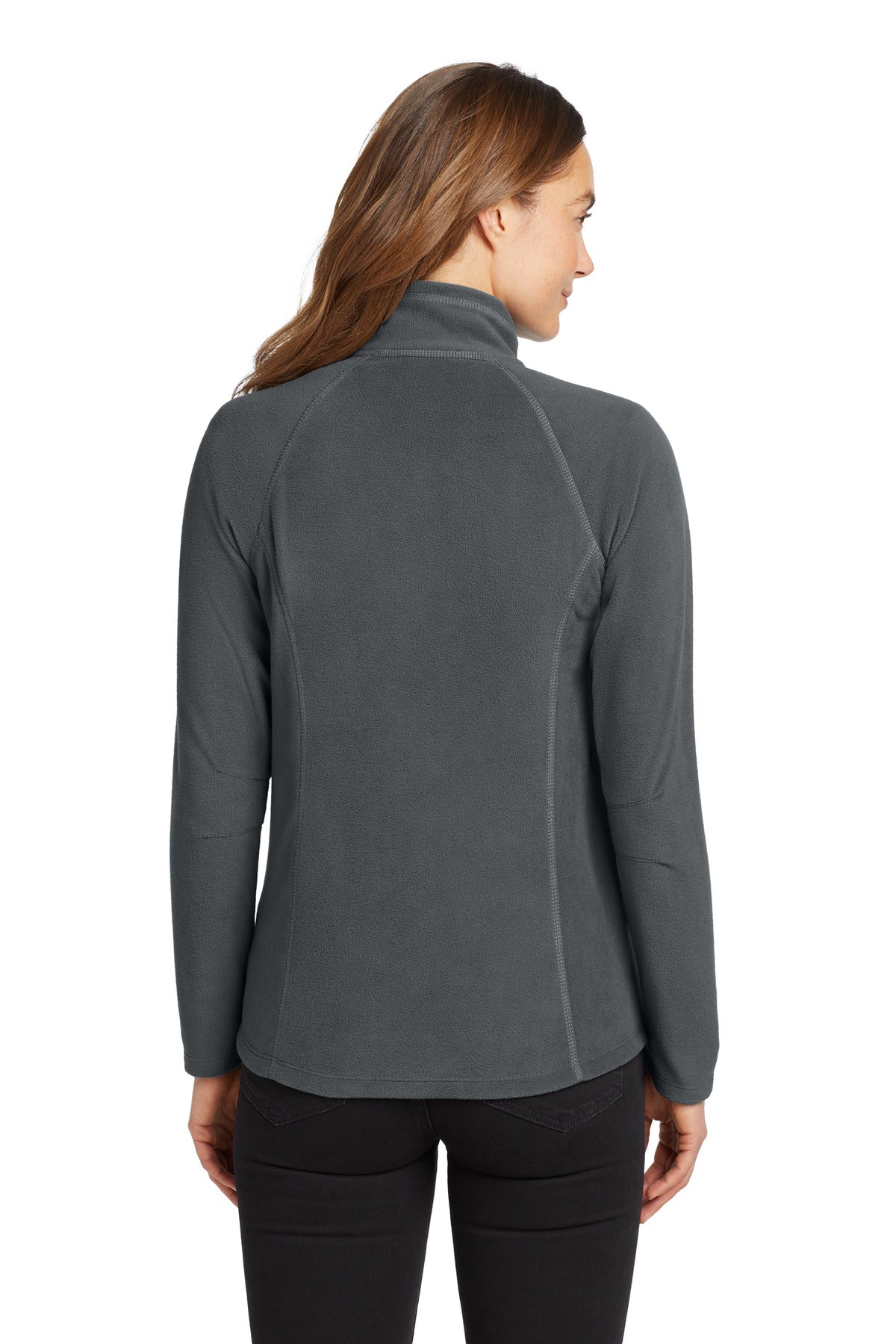 Eddie Bauer Women's Full-Zip Microfleece Jacket - Grey Steel