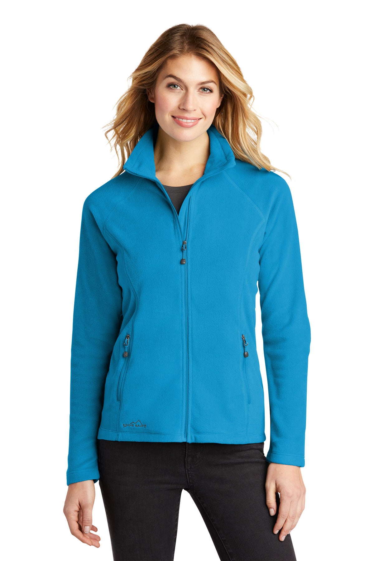 Eddie Bauer Women's Full-Zip Microfleece Jacket - Peak Blue
