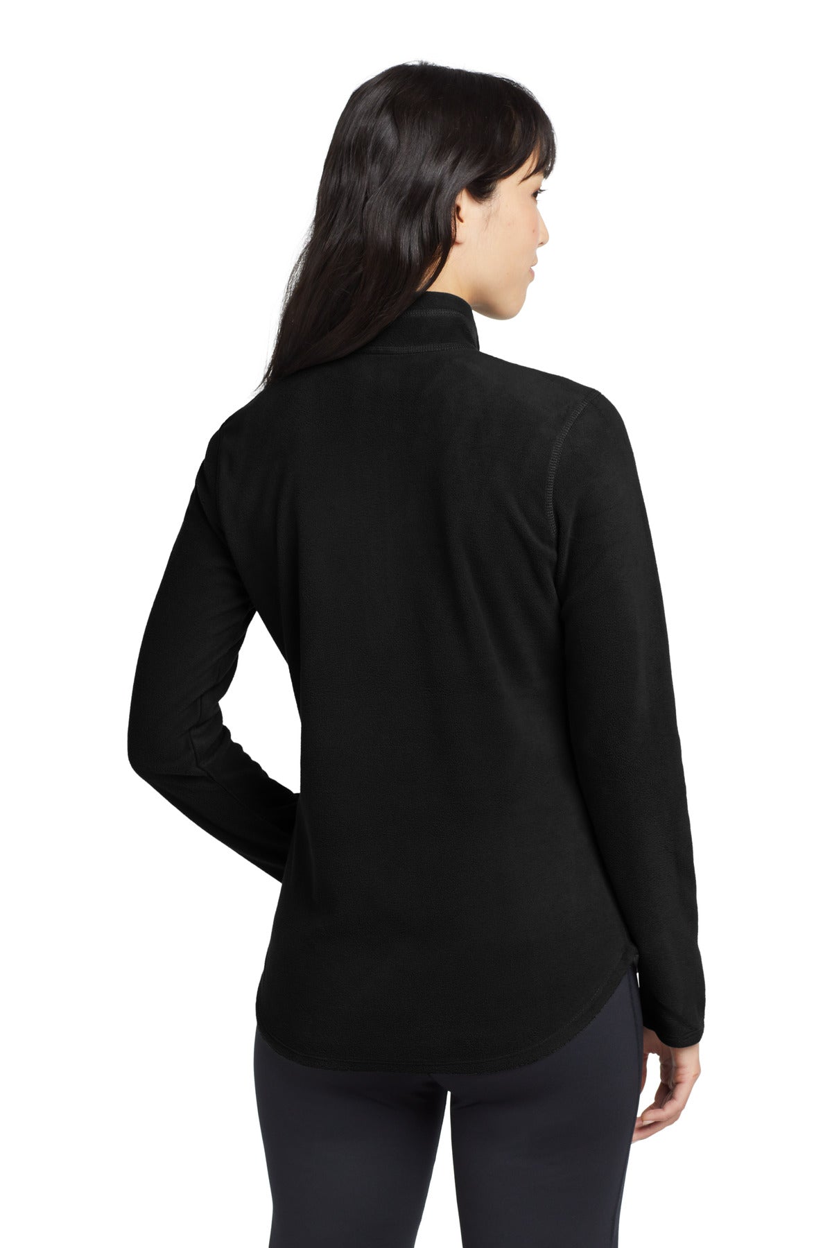 Eddie Bauer Women's 1/2-Zip Microfleece Jacket - Black