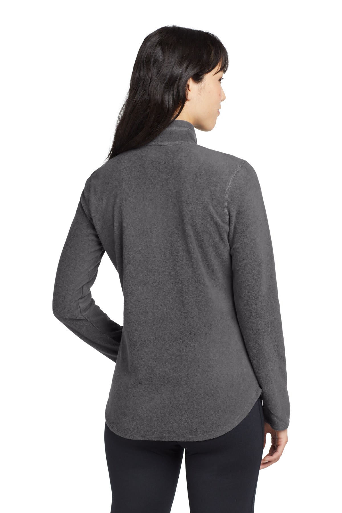 Eddie Bauer Women's 1/2-Zip Microfleece Jacket - Grey Steel