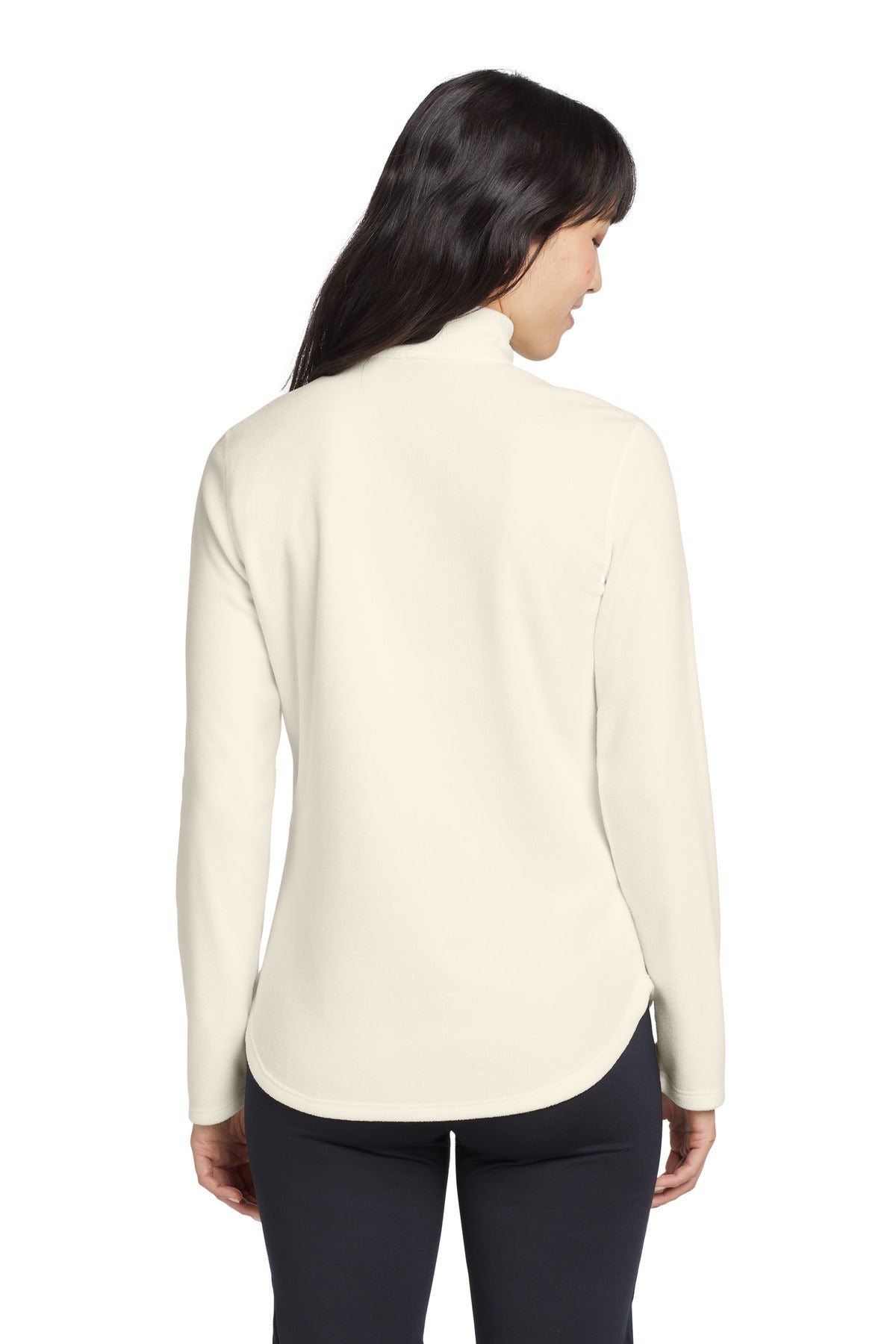 Eddie Bauer Women's 1/2-Zip Microfleece Jacket - Ivory