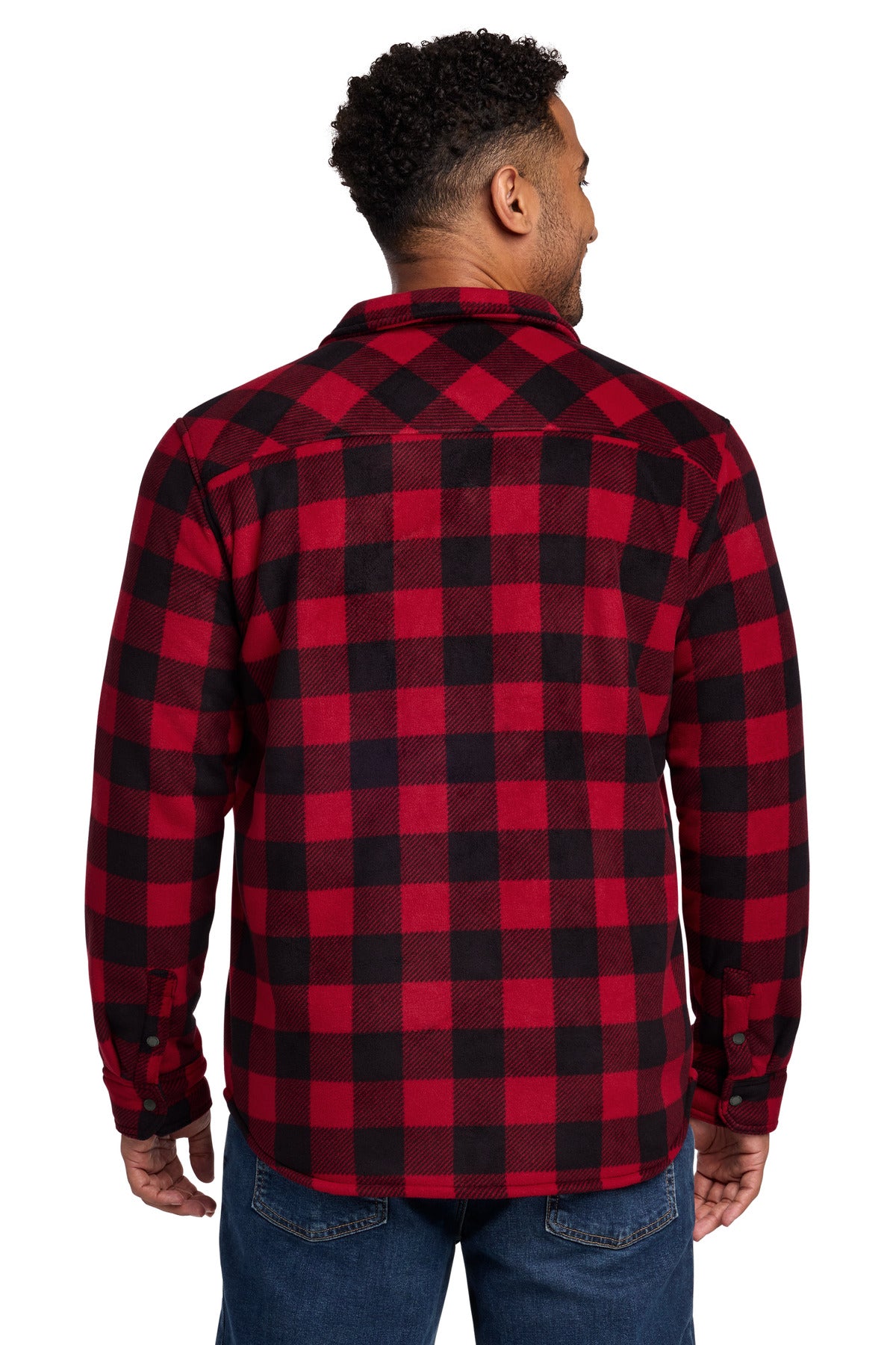 Eddie Bauer Woodland Shirt Jac - Radish/ Black