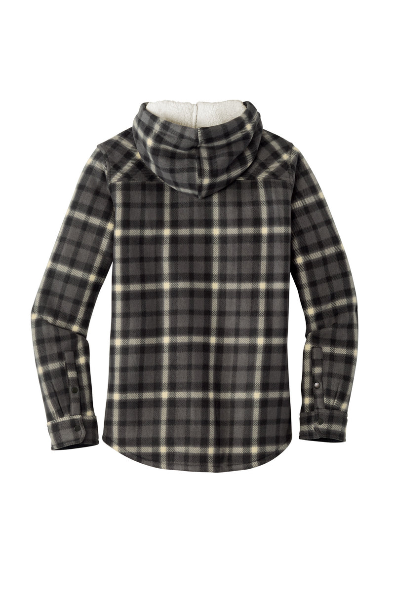 Eddie Bauer Women's Woodland Shirt Jac - Grey Steel/ Bone