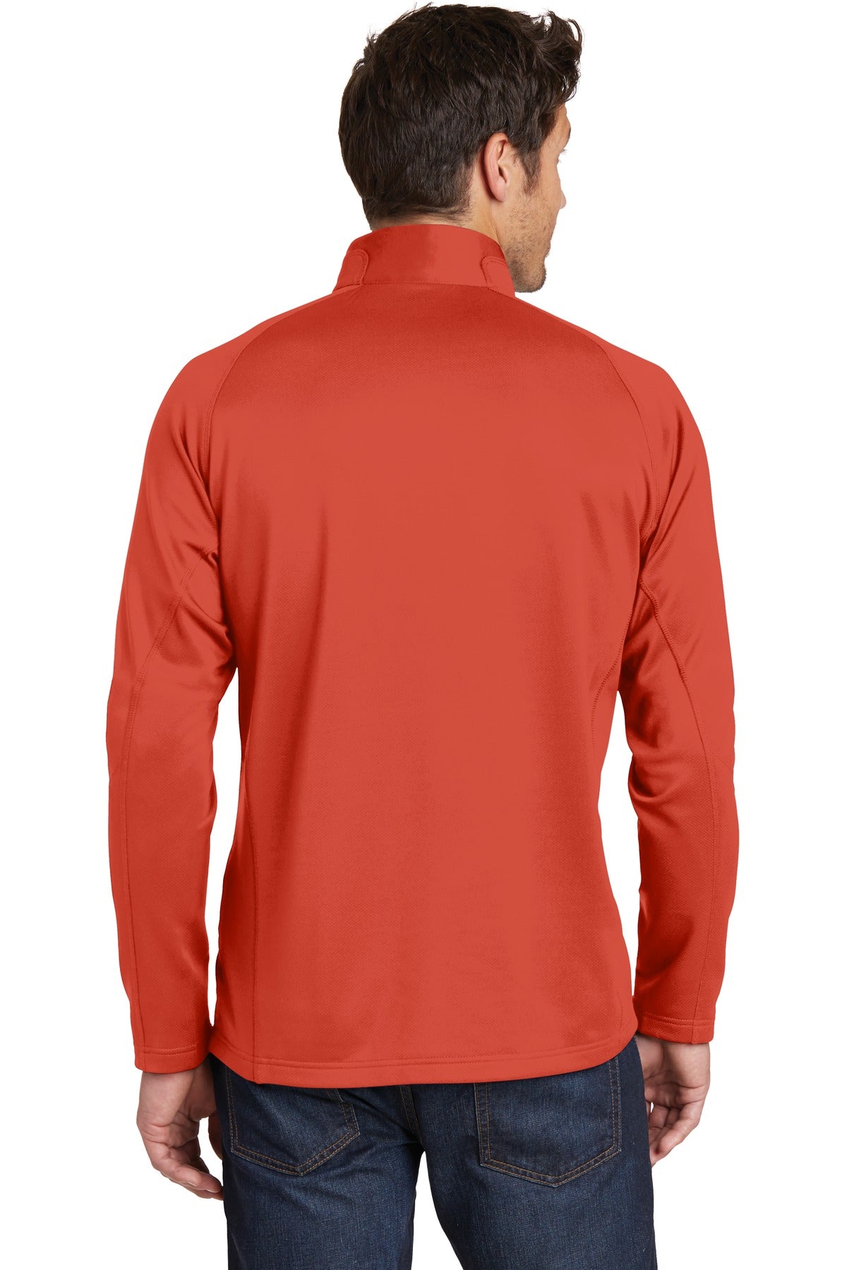Eddie Bauer 1/2-Zip Performance Fleece - Cayenne Orange