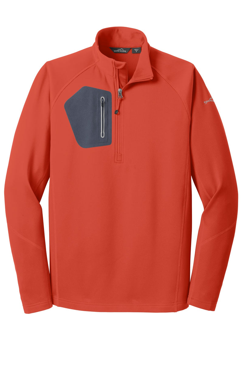 Eddie Bauer 1/2-Zip Performance Fleece - Cayenne Orange