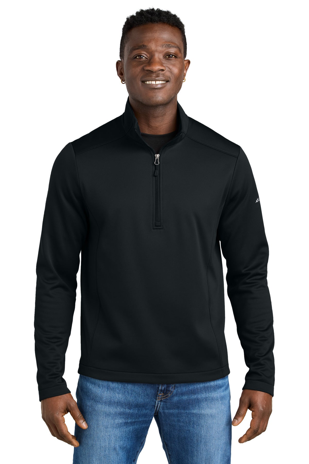 Eddie Bauer Smooth Mid Layer Fleece 1/2-Zip - Black