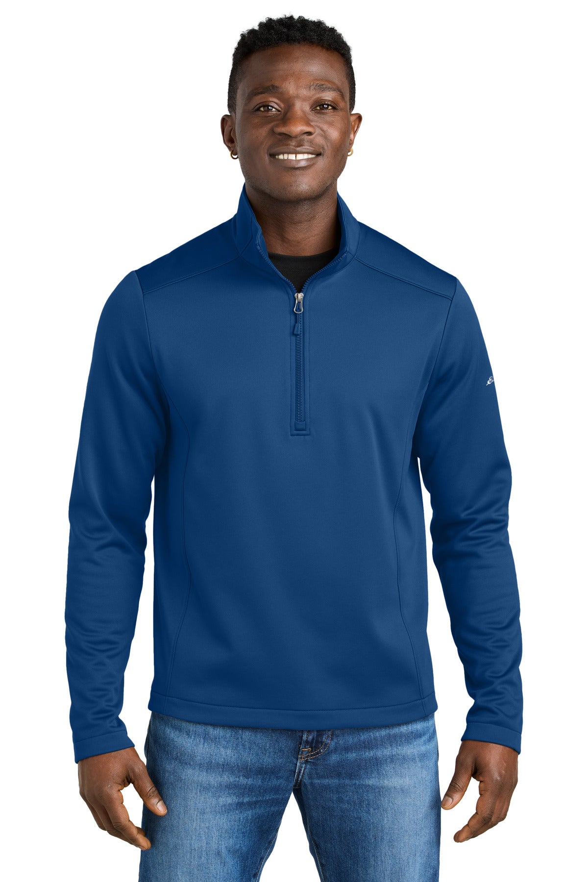 Eddie Bauer Smooth Mid Layer Fleece 1/2-Zip - Cobalt Blue