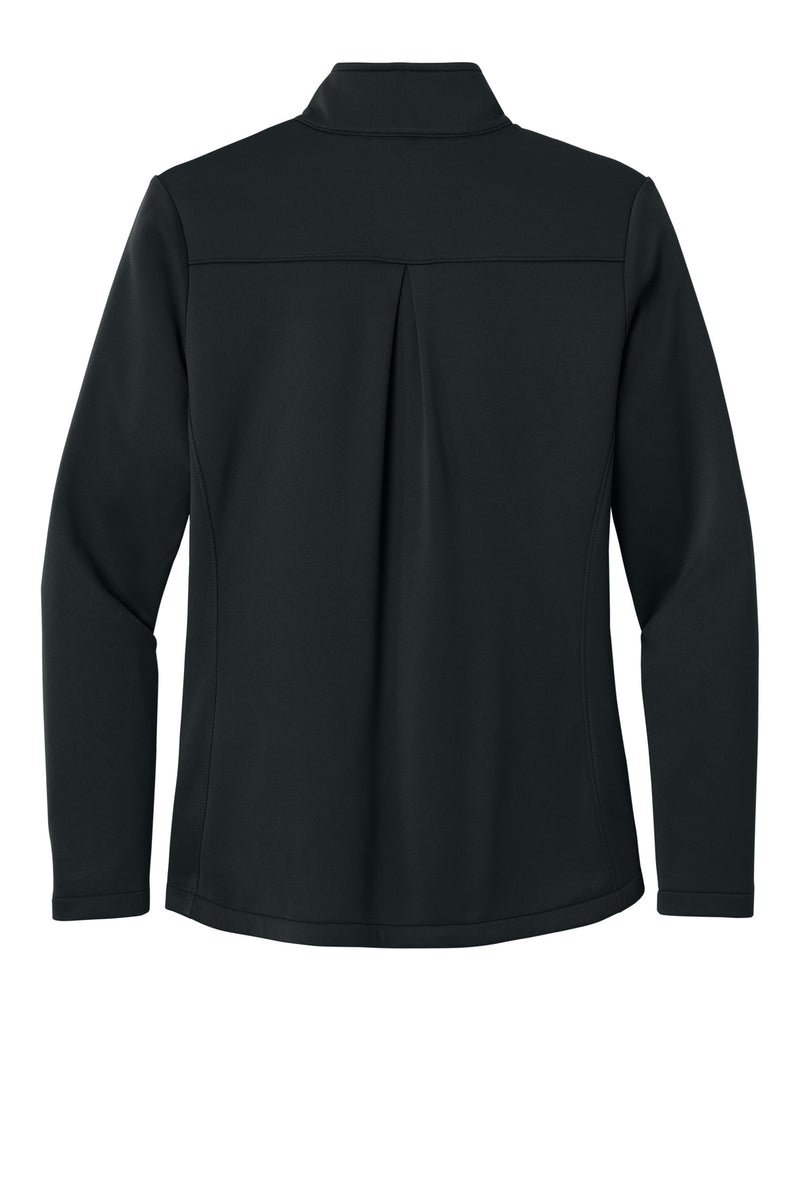 Eddie Bauer Women's Smooth Mid Layer Fleece 1/2-Zip - Black