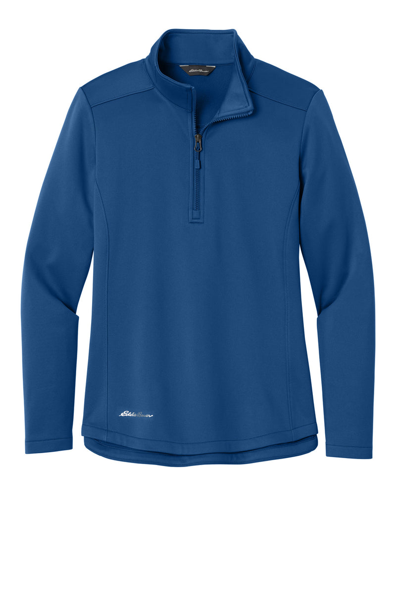 Eddie Bauer Women's Smooth Mid Layer Fleece 1/2-Zip - Cobalt Blue