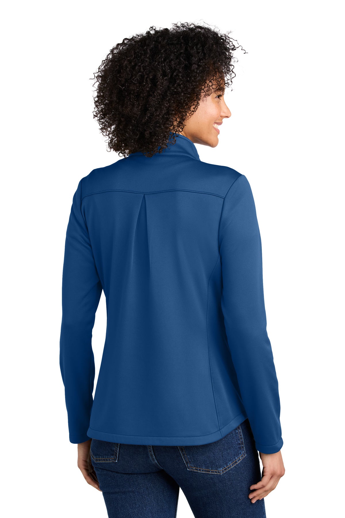 Eddie Bauer Women's Smooth Mid Layer Fleece 1/2-Zip - Cobalt Blue