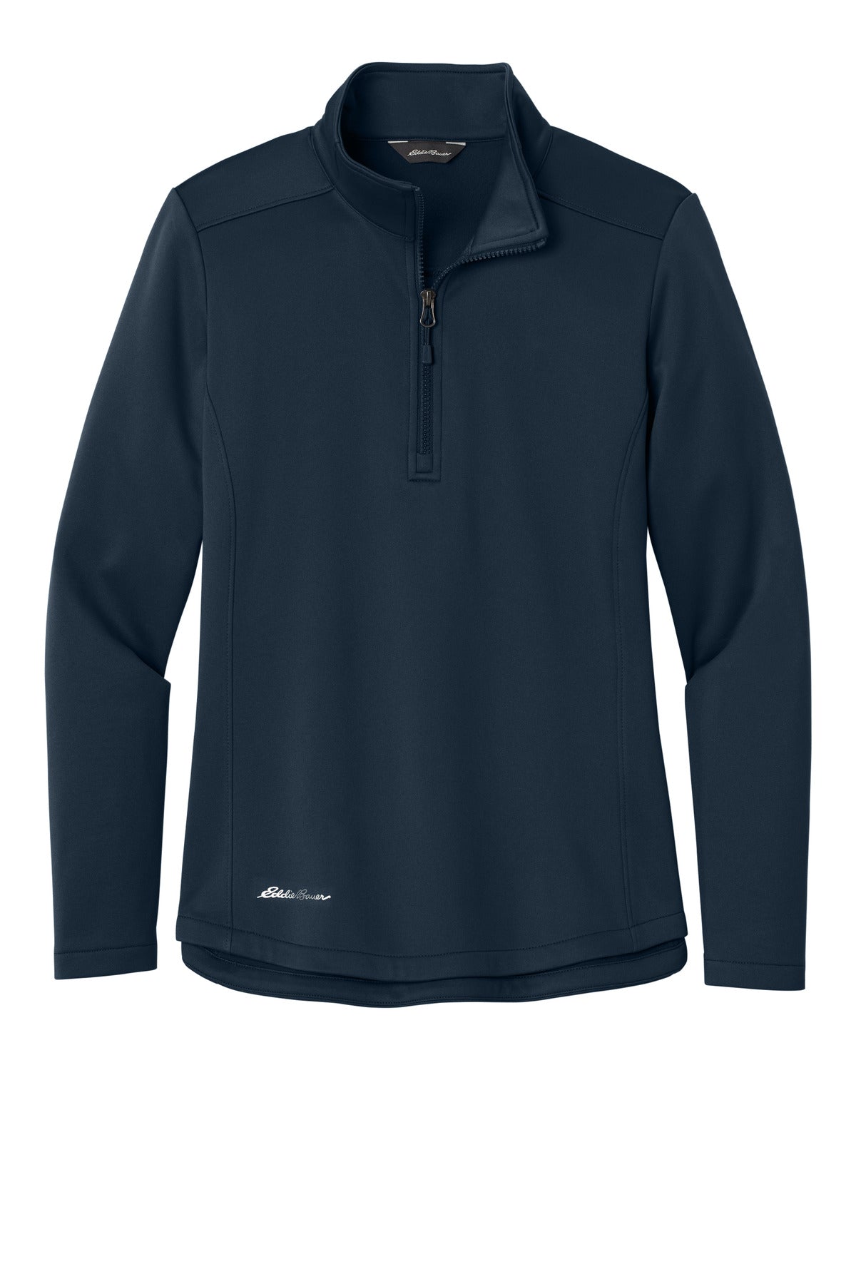 Eddie Bauer Women's Smooth Mid Layer Fleece 1/2-Zip - River Blue Navy