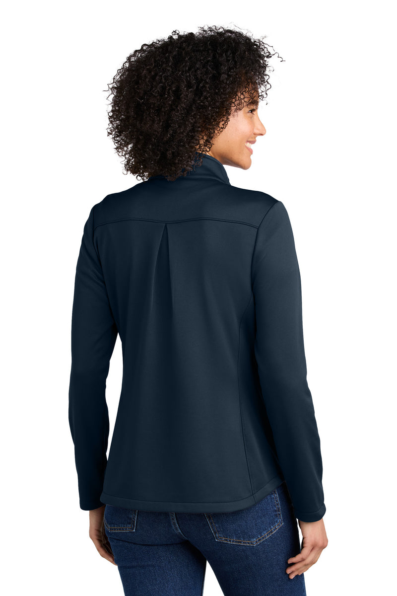 Eddie Bauer Women's Smooth Mid Layer Fleece 1/2-Zip - River Blue Navy