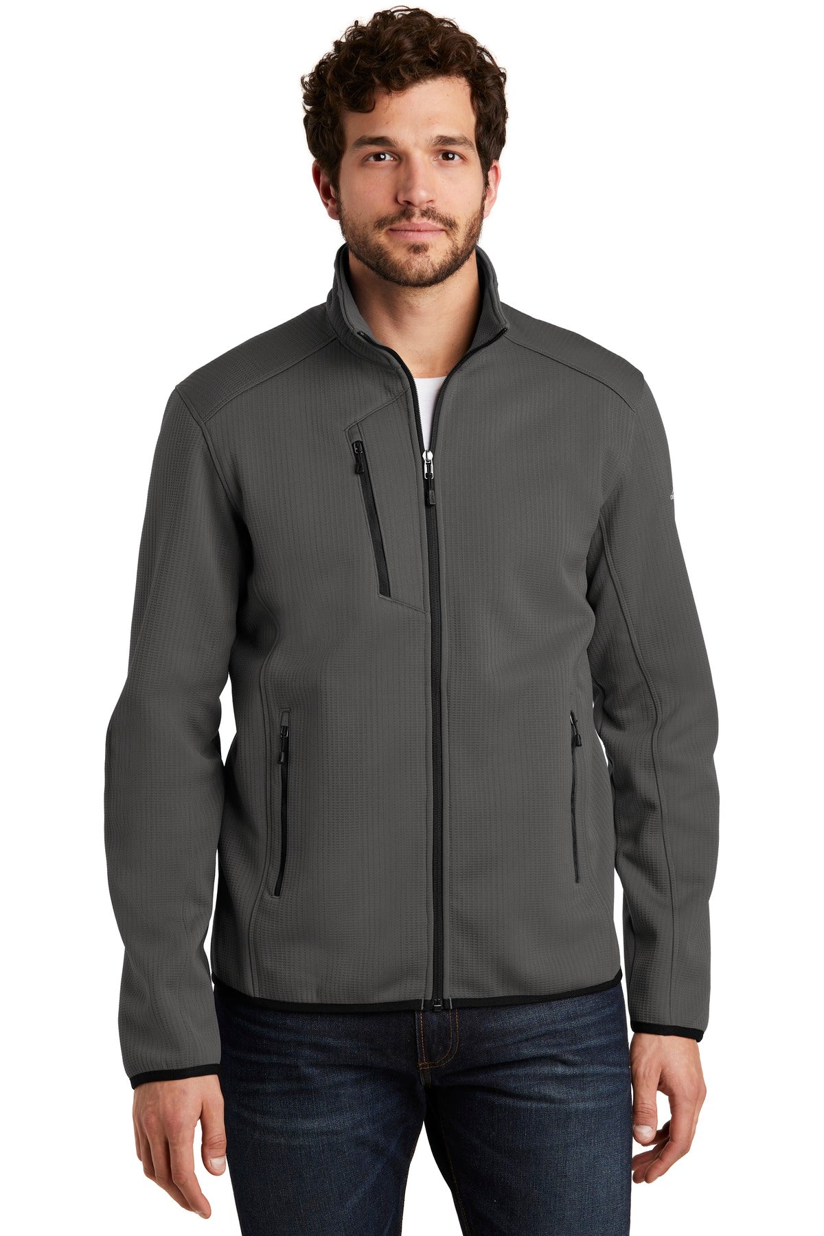 Eddie Bauer  Dash Full-Zip Fleece Jacket - Grey Steel