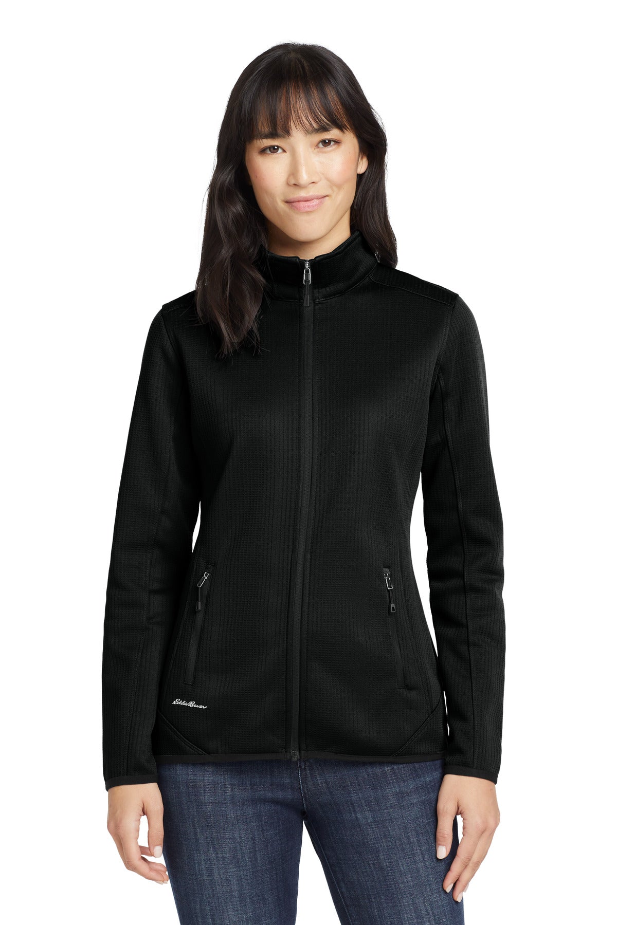 Eddie Bauer  Women's Dash Full-Zip Fleece Jacket - Black