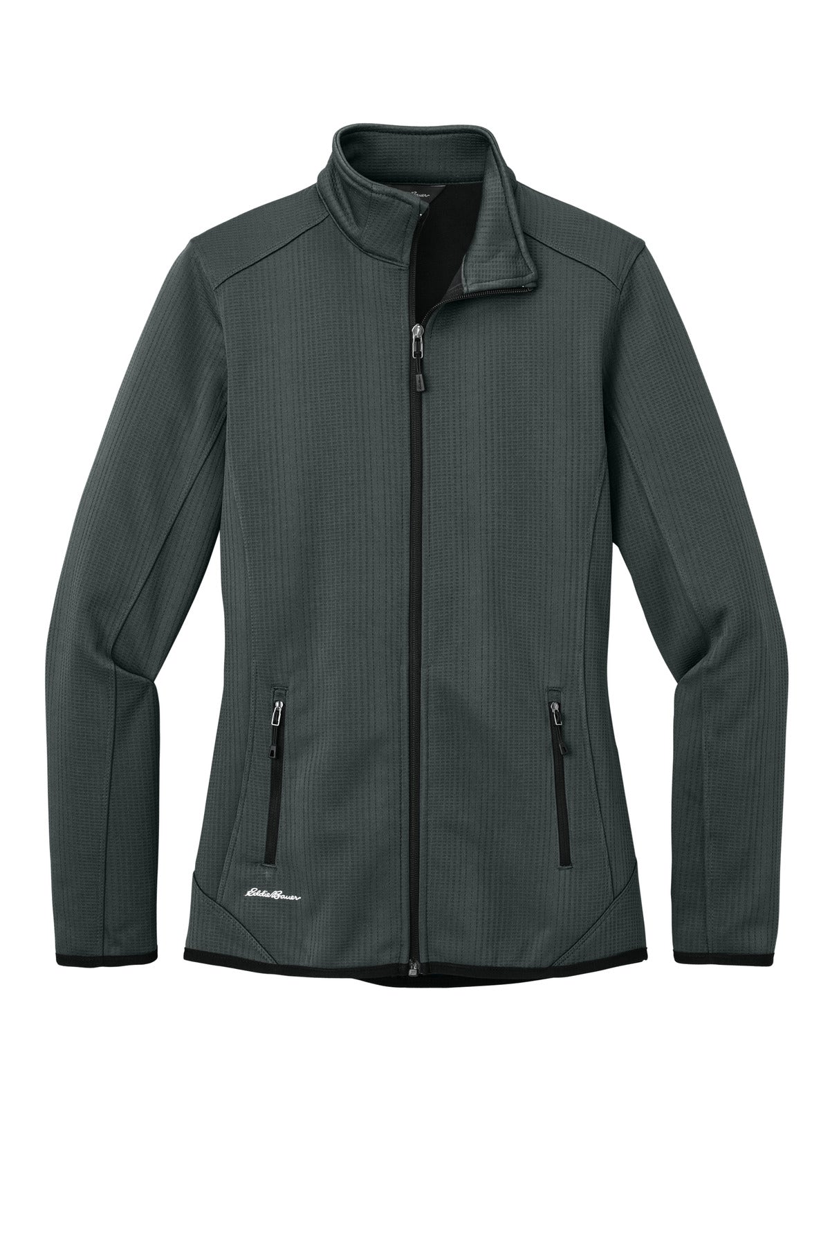 Eddie Bauer  Women's Dash Full-Zip Fleece Jacket - Grey Steel