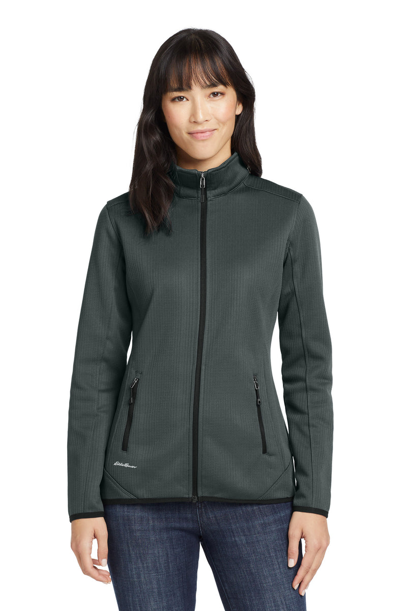 Eddie Bauer  Women's Dash Full-Zip Fleece Jacket - Grey Steel