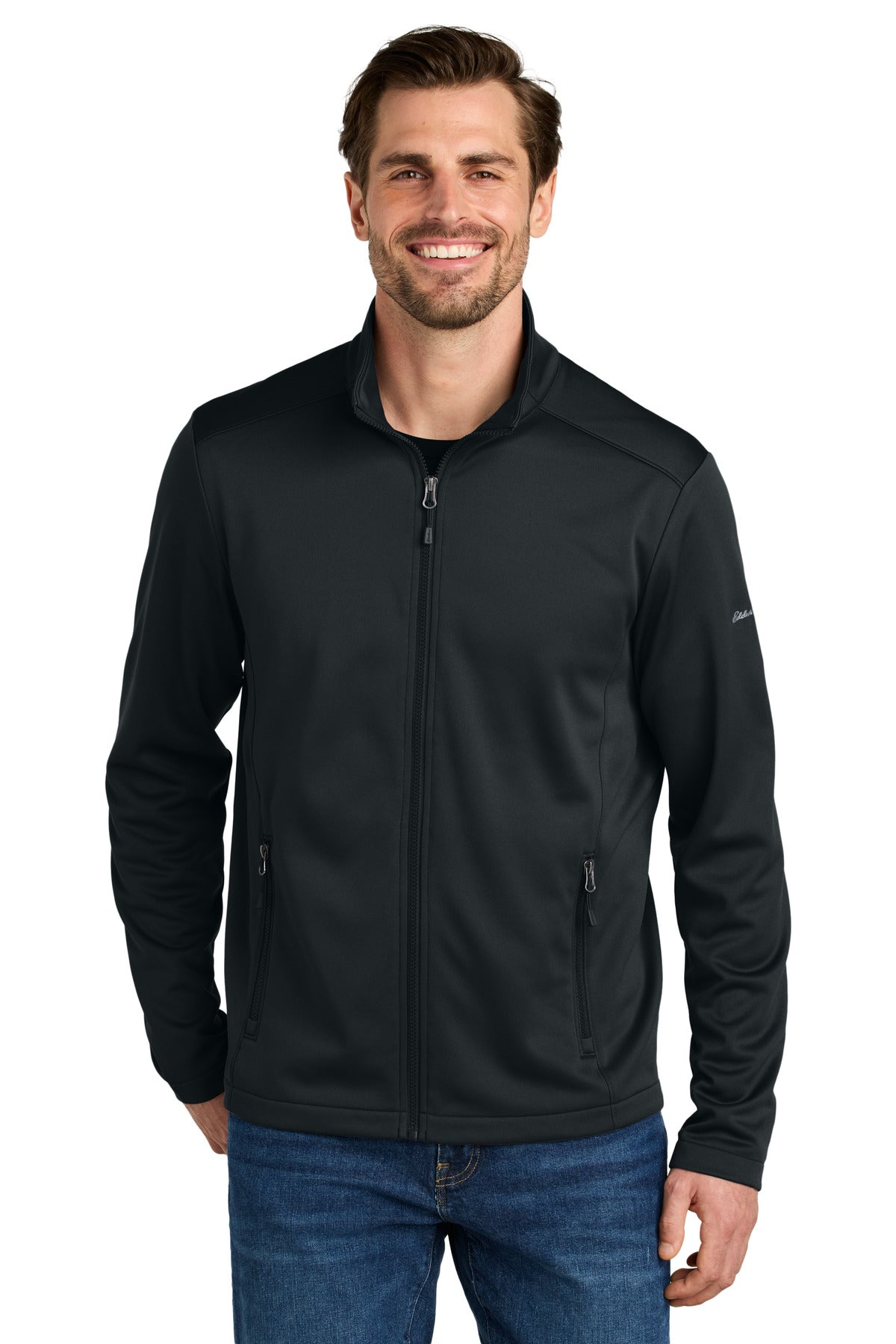 Eddie Bauer Smooth Mid Layer Fleece Full-Zip - Black