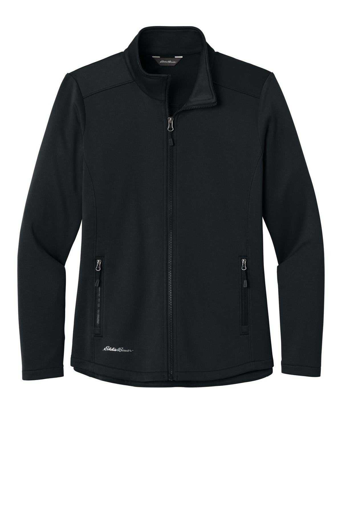 Eddie Bauer Women's Smooth Mid Layer Fleece Full-Zip - Black