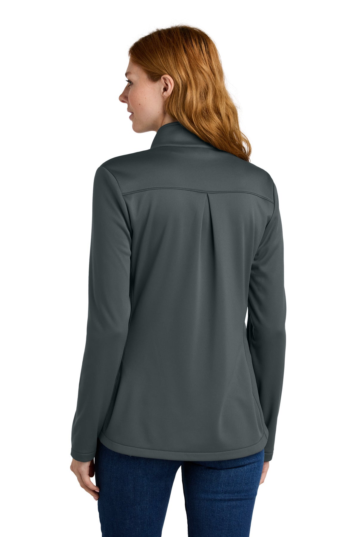 Eddie Bauer Women's Smooth Mid Layer Fleece Full-Zip - Iron Gate