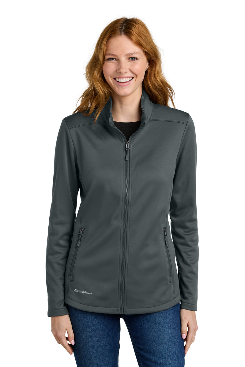 Eddie Bauer Women's Smooth Mid Layer Fleece Full-Zip - Iron Gate