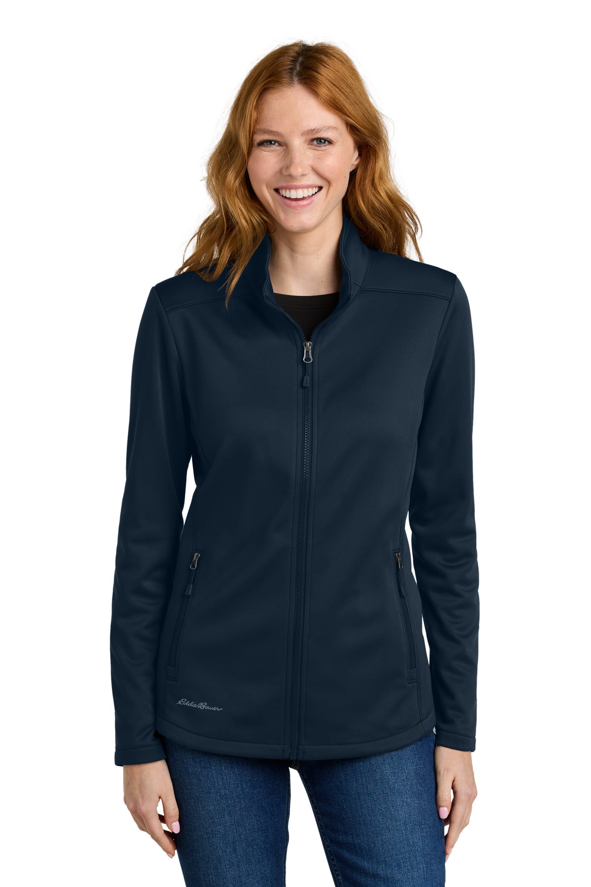 Eddie Bauer Women's Smooth Mid Layer Fleece Full-Zip - River Blue Navy