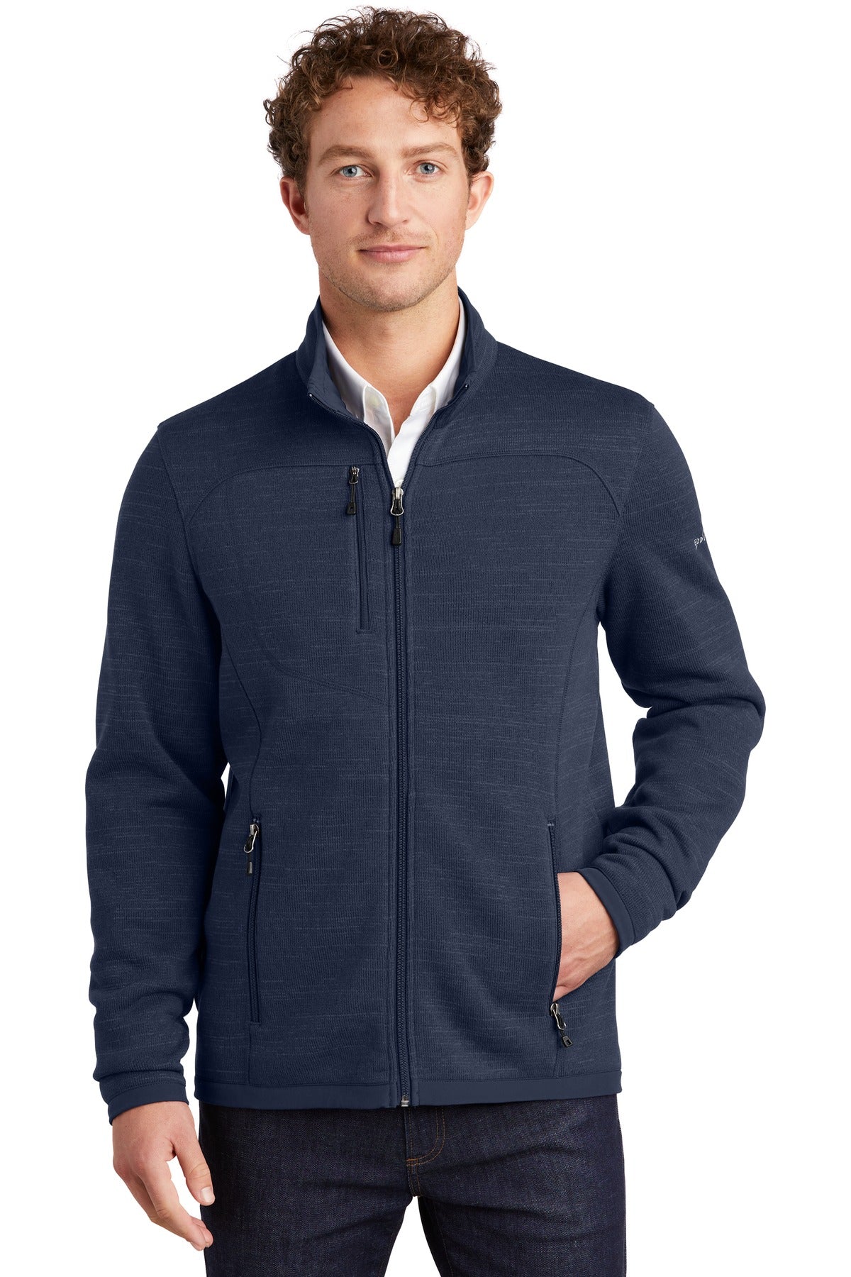 Eddie Bauer  Sweater Fleece Full-Zip - River Blue Navy Heather