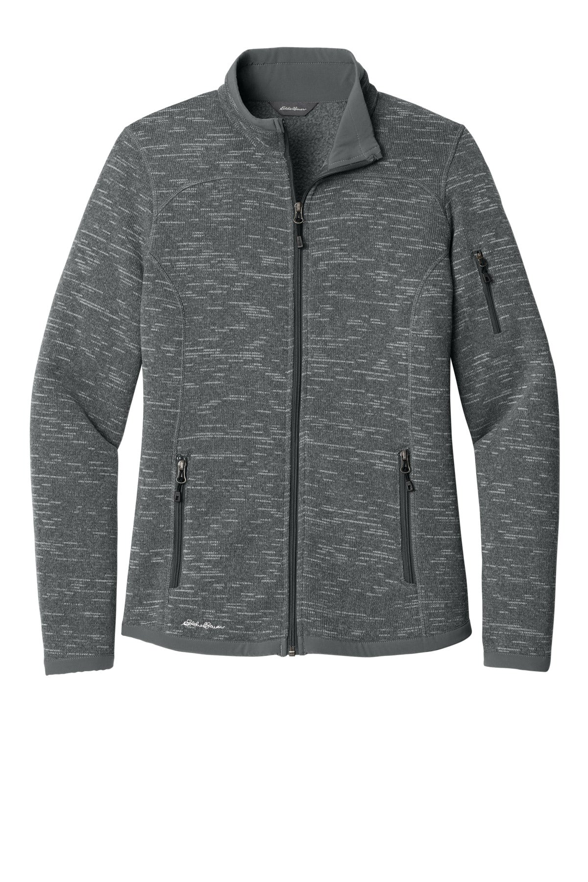 Eddie Bauer  Women's Sweater Fleece Full-Zip - Dark Grey Heather