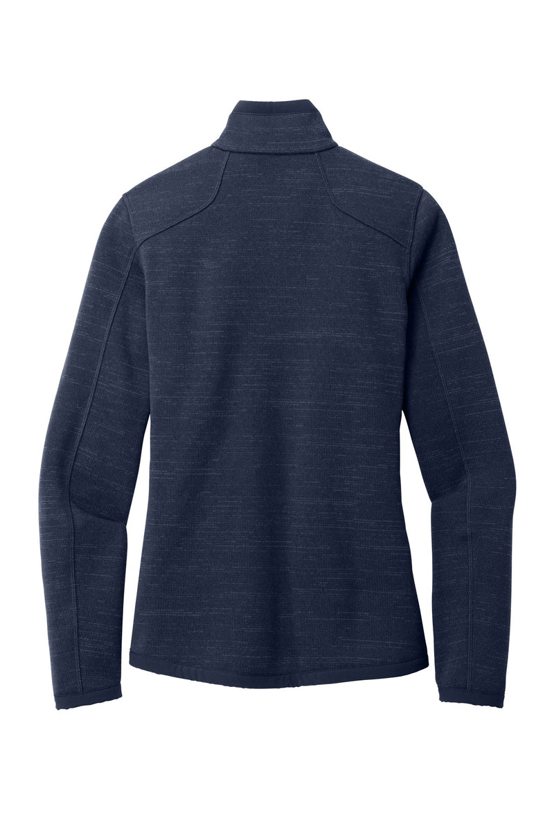 Eddie Bauer  Women's Sweater Fleece Full-Zip - River Blue Navy Heather