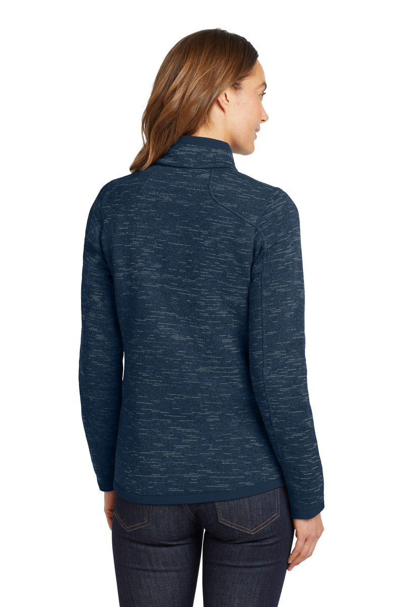 Eddie Bauer  Women's Sweater Fleece Full-Zip - River Blue Navy Heather