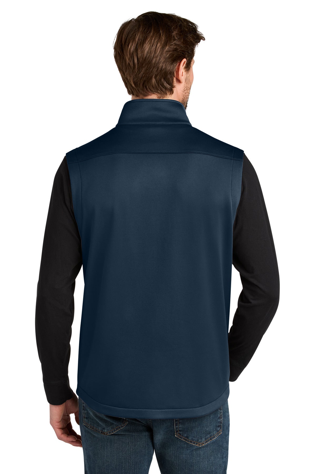 Eddie Bauer Smooth Mid Layer Fleece Vest - River Blue Navy