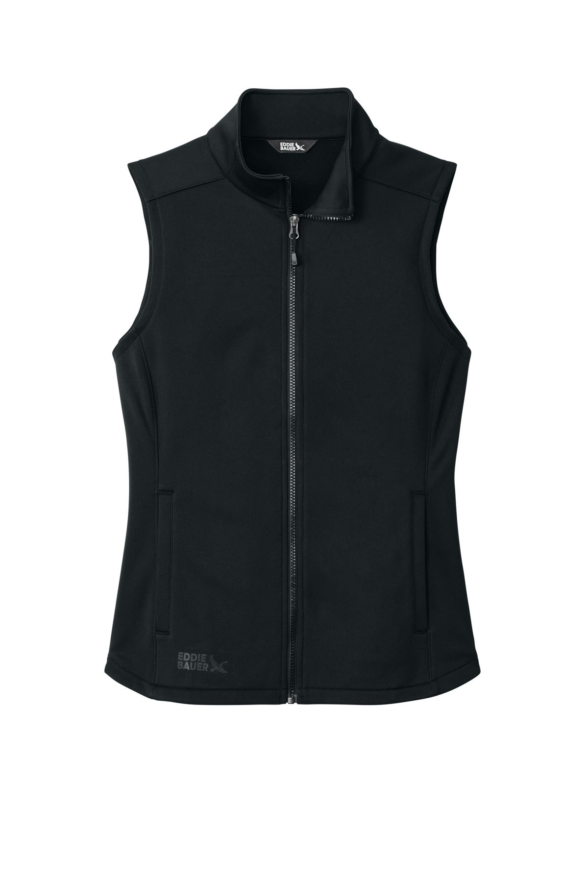 Eddie Bauer Women's Smooth Mid Layer Fleece Vest - Black