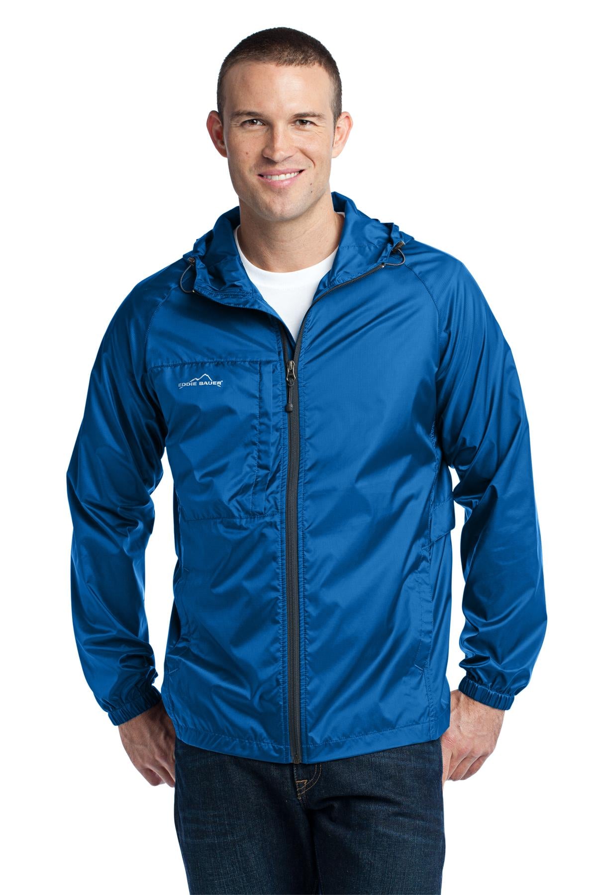 Eddie Bauer - Packable Wind Jacket - Brilliant Blue