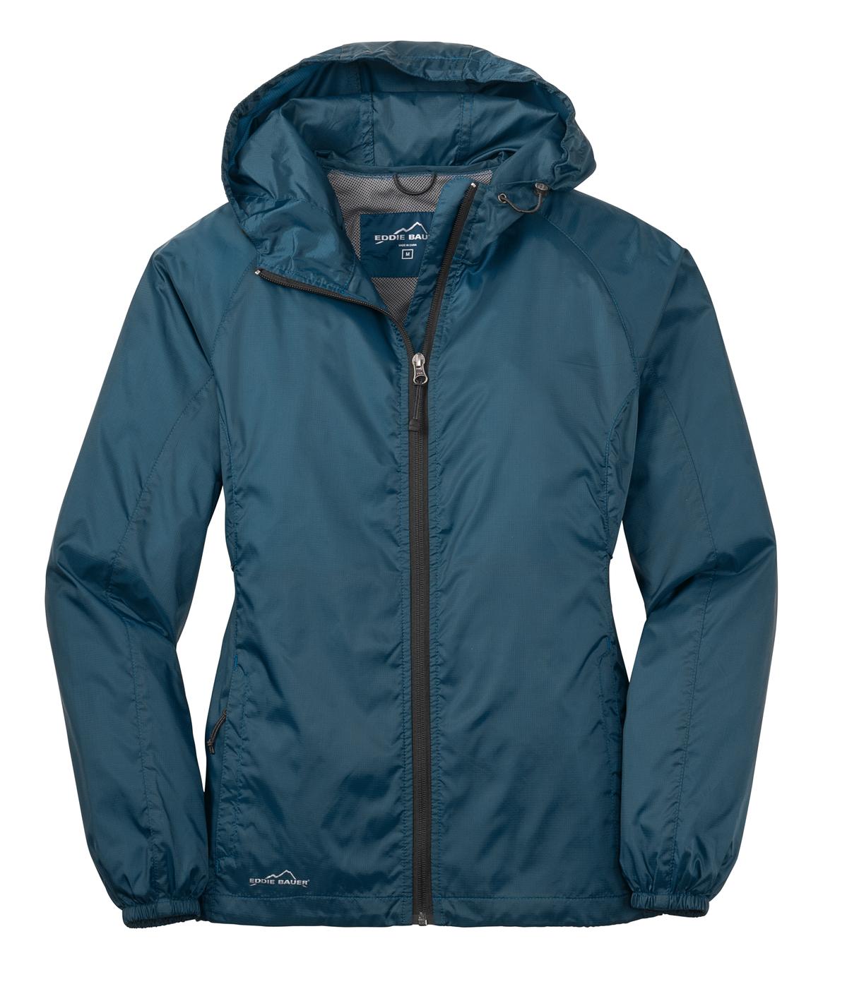 Eddie Bauer Women's Packable Wind Jacket - Adriatic Blue