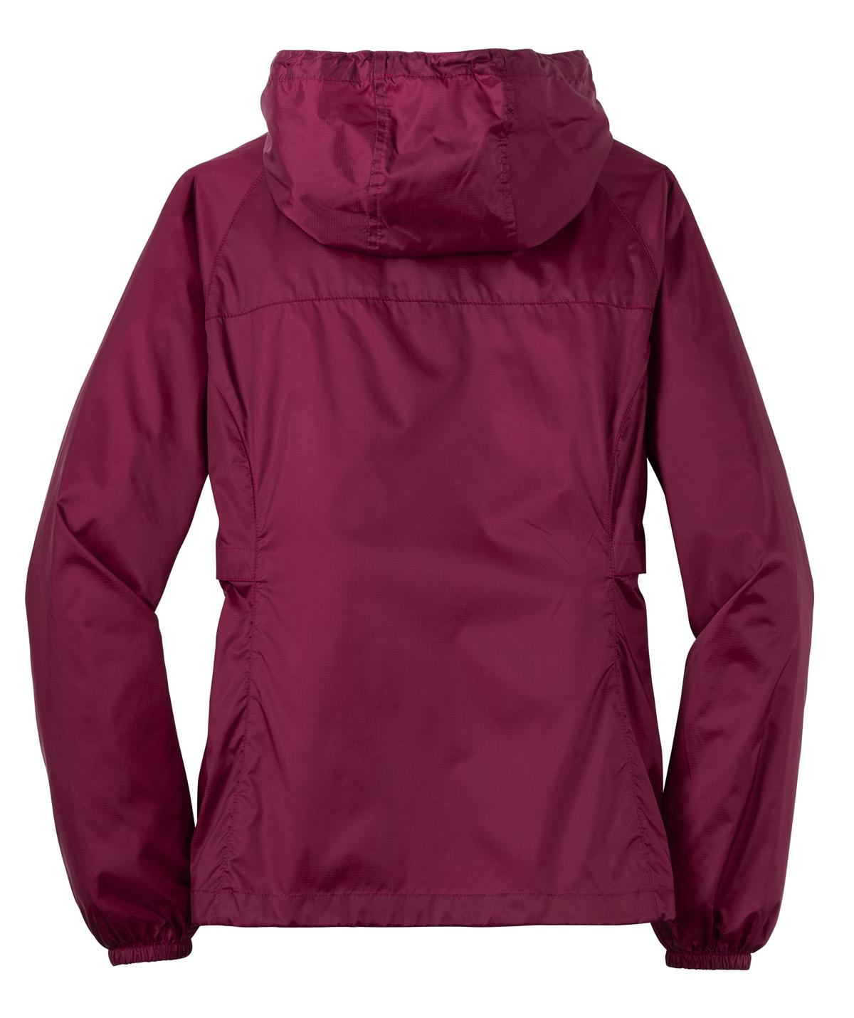 Eddie Bauer Women's Packable Wind Jacket - Black Cherry
